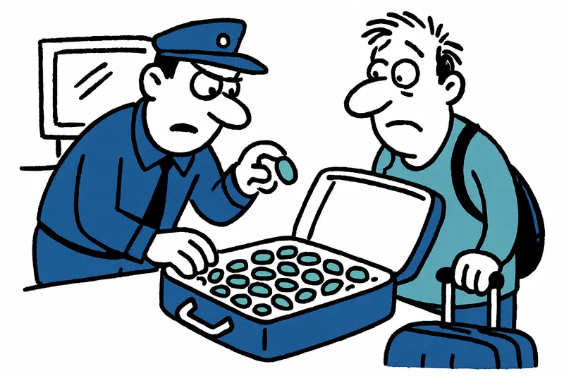 1.144 pastillas para la potencia en el aeropuerto de Palma: un análisis realista sobre contrabando, controles y el mercado local