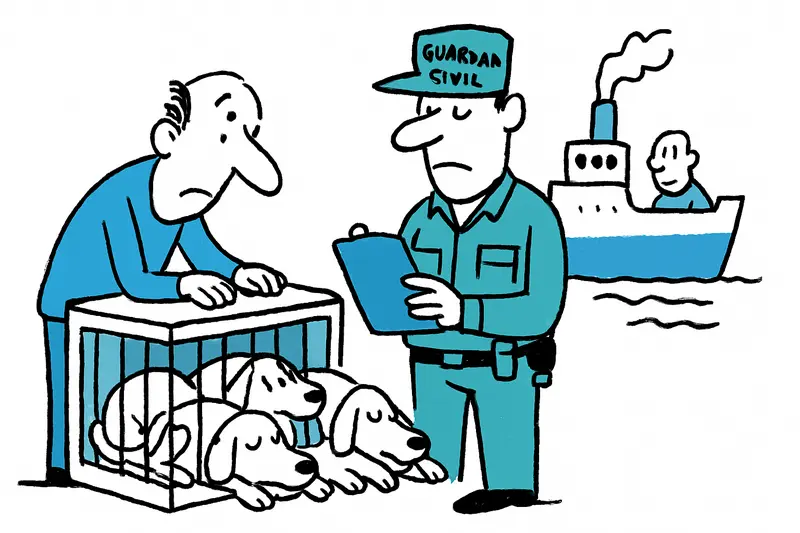 27 perros de caza mueren en un ferry hacia Mallorca – investigaciones en curso