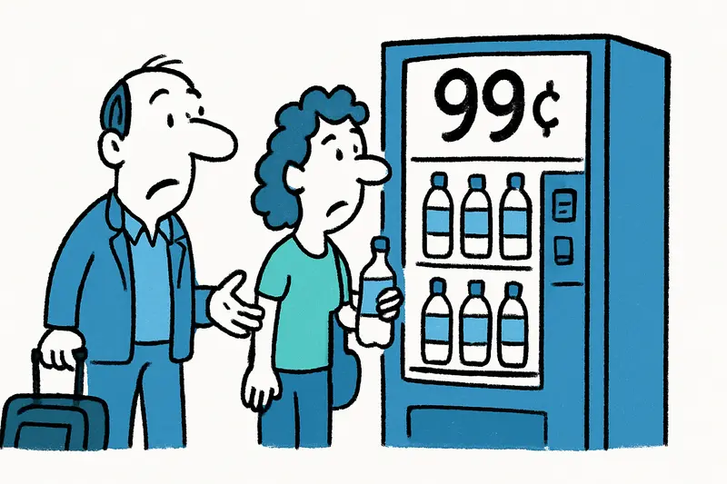 Solo 0,99 € en el aeropuerto de Palma: Dónde encontrar agua económica