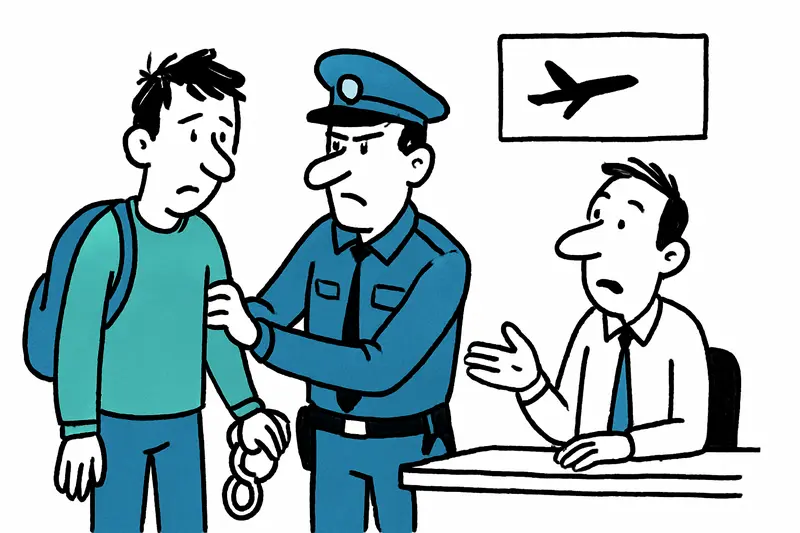 Salida impedida: detención en el aeropuerto plantea preguntas sobre controles y prevención