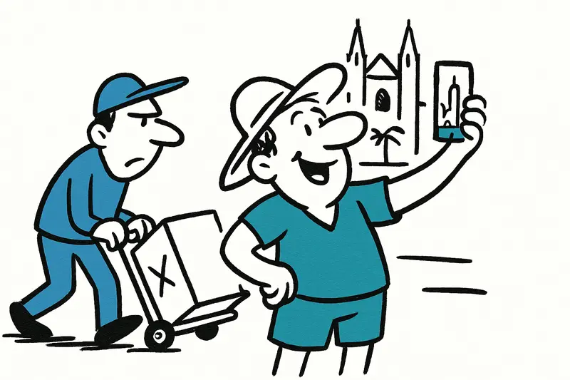 Todo para la imagen perfecta: Palma entre Correos y el Paseo