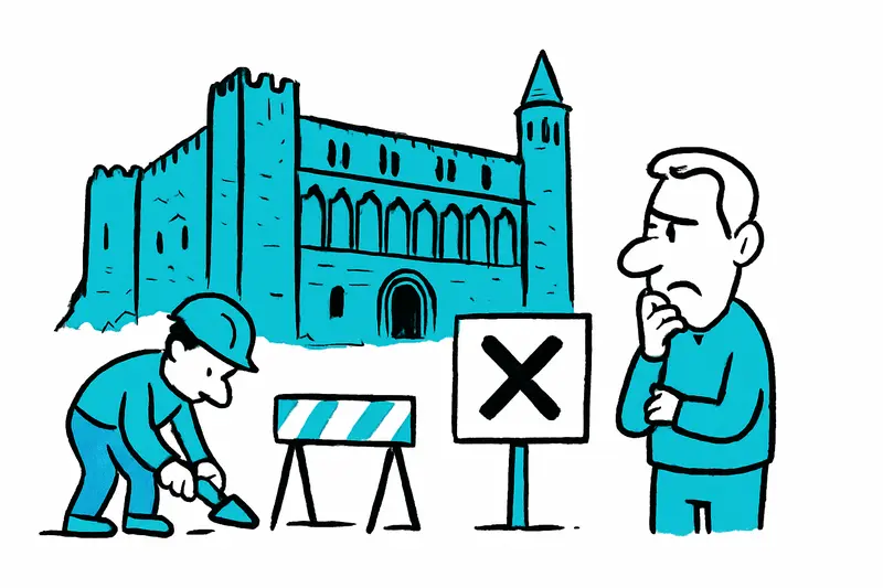 La Almudaina en Palma cierra por trabajos finales hasta finales de junio de 2026