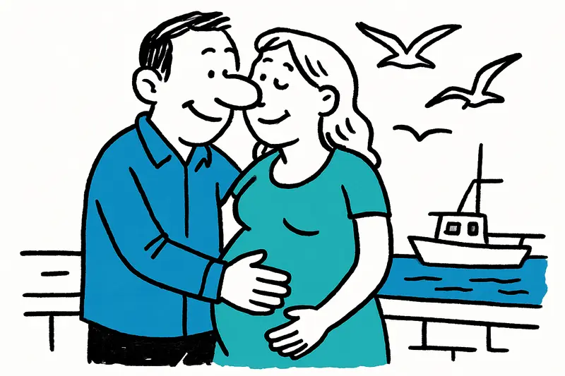 Andrej Mangold será padre: momentos de felicidad en Mallorca