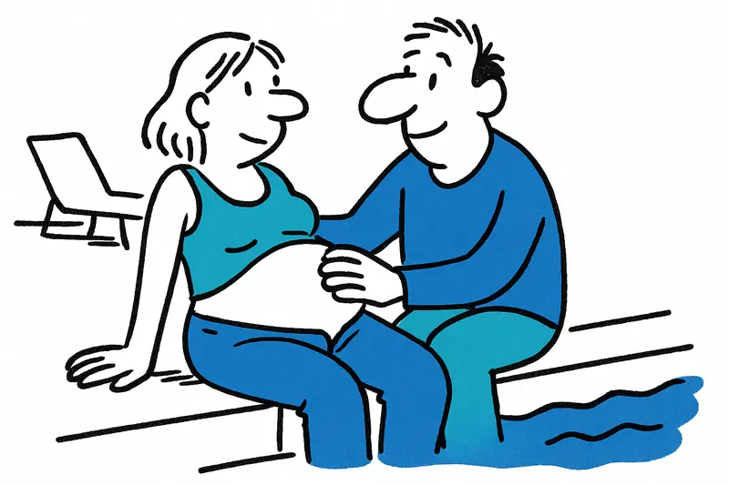 Noticias de bebé desde el sur: Annika Jung comparte momentos del diario de su embarazo