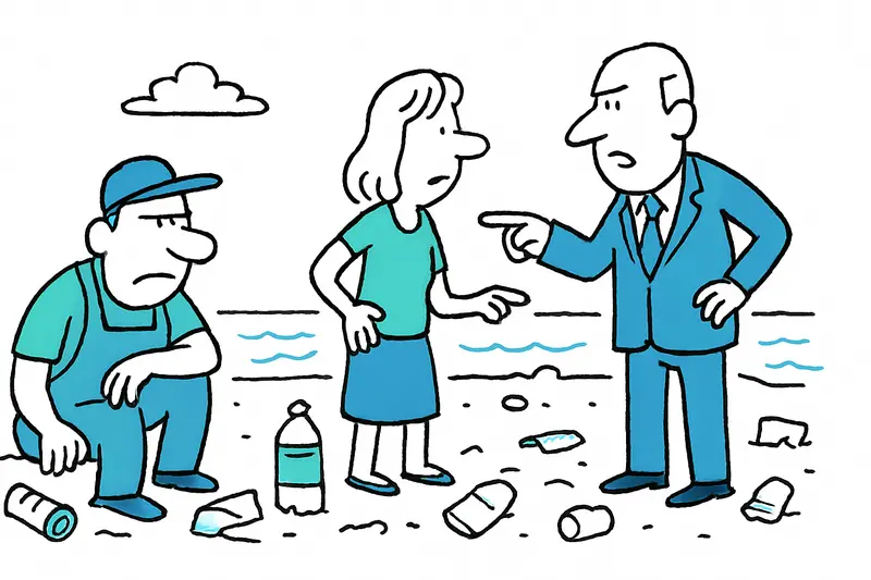 Un conflicto laboral deja basura en la Playa de Palma — ¿quién paga el precio?