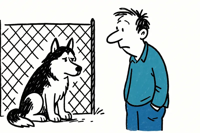 Attila busca un nuevo hogar: el husky de Mallorca con origen alemán