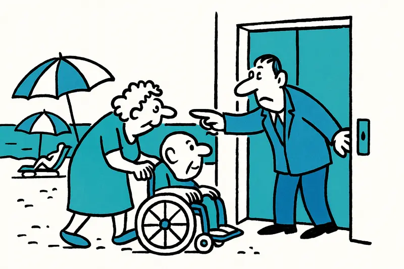 Directo a la arena: ascensor en Cas Català reabrirá en julio