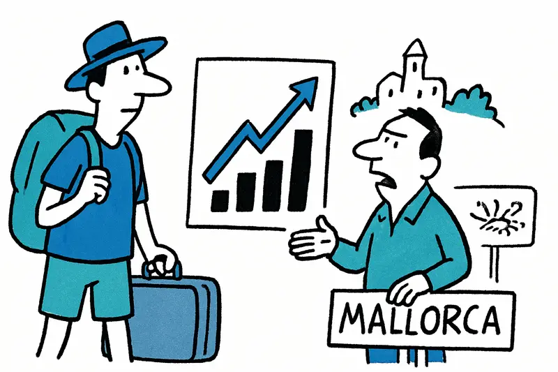 Baleares 2025: 15,5 millones de visitantes y 20,8 mil millones de euros – qué significa para Mallorca