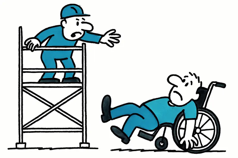 Accidente en Cas Concos: albañil queda parapléjico tras caída de andamio – ¿qué falló?
