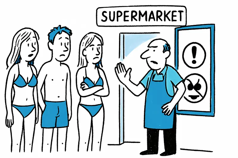 Bikinis en Mercadona: ¿Quién decide qué está permitido en el supermercado?