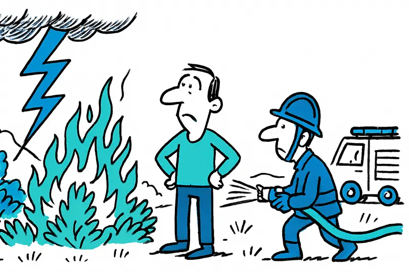 Un rayo enciende un incendio de matorral entre Alaró y Consell: un balance realista