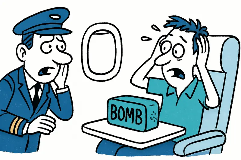 Pánico por Bluetooth sobre el Atlántico: por qué un altavoz 'BOMB' detuvo un vuelo