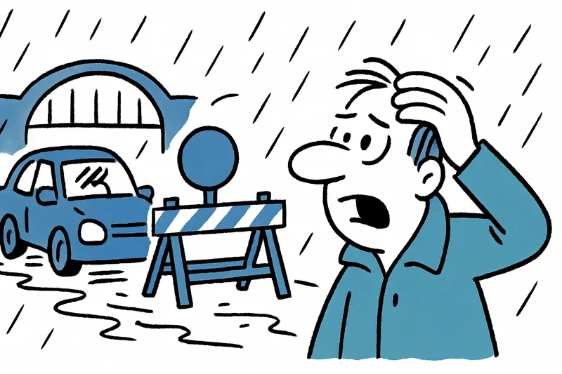 Cierre del puente con lluvia: por qué la MA-1 en dirección a Andratx colapsa — una comprobación de la realidad