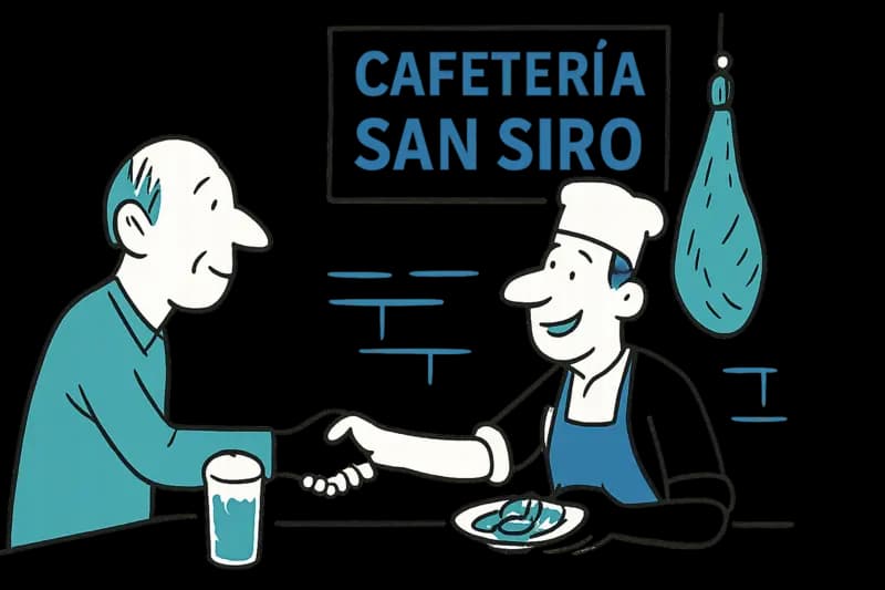 Cafetería San Siro: desde 1966 un punto de encuentro en la Schinkenstraße