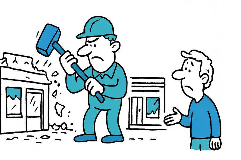 Calvià planea demoler once locales vacíos en Magaluf