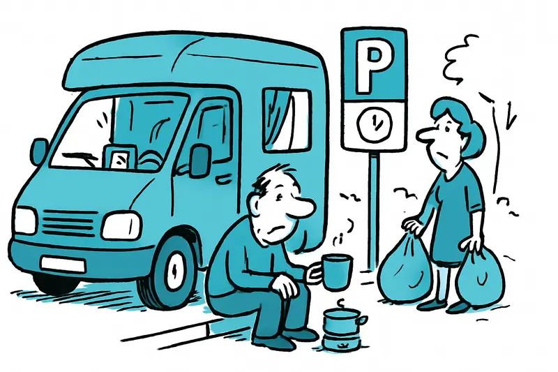 Cuando las calles se convierten en dormitorios: autocaravanas y la crisis de vivienda en el Valle de las Naranjas