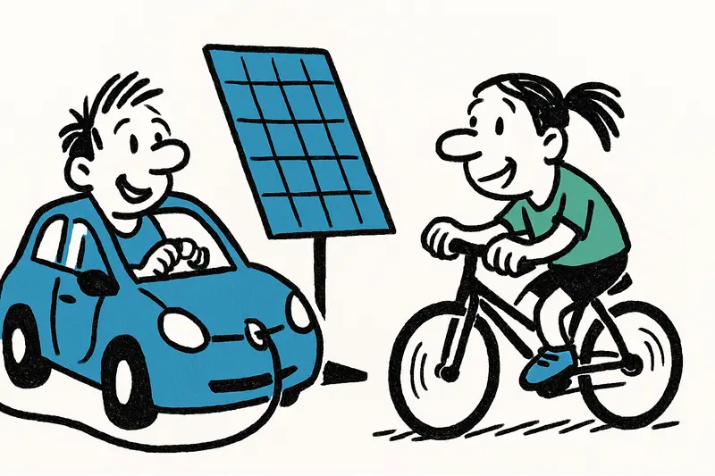 Campos acerca la energía: niños prueban la electromovilidad e ideas ecológicas en la plaza