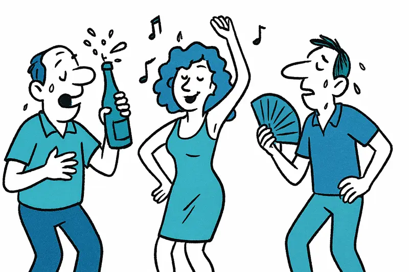 Champán, calor y baile: Una noche de verano en el Club Campestre de Santa Ponça