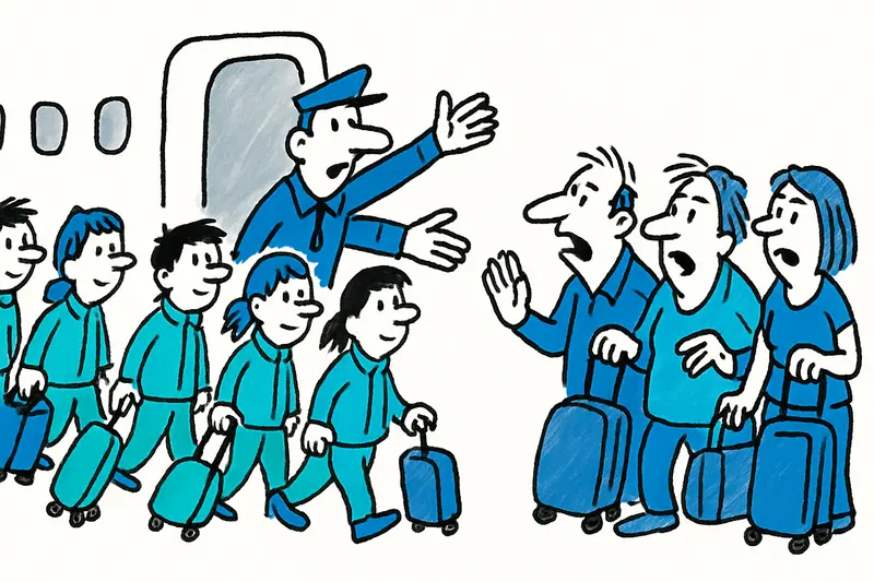 Caos en la puerta en Palma: ocho deportistas menores vuelan — sus padres se quedan atrás