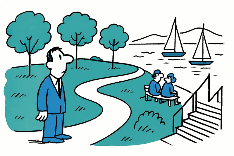 Nuevo aspecto en el Club de Mar: verde, caminos y vista al mar