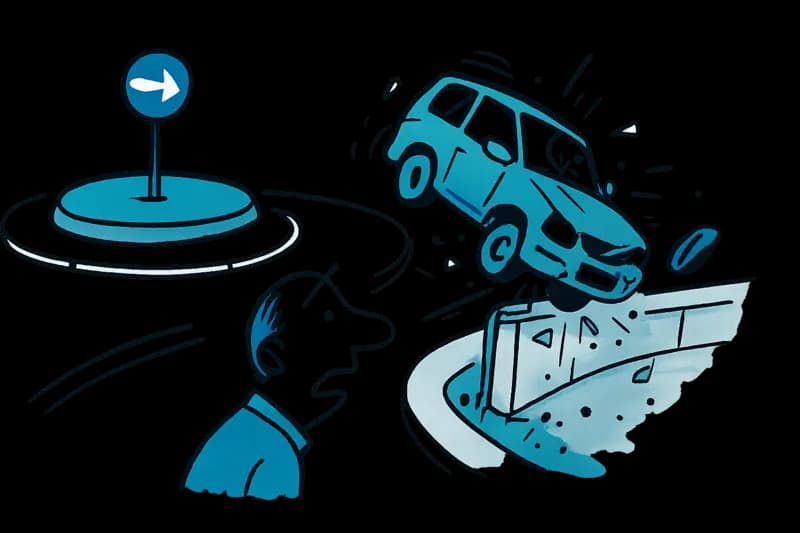 Grave accidente en Son Ferriol: un coche cae desde la rotonda — ¿Qué falla en este lugar?