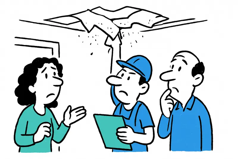 Colapso del techo cerca de Blanquerna: evacuación y preguntas incómodas