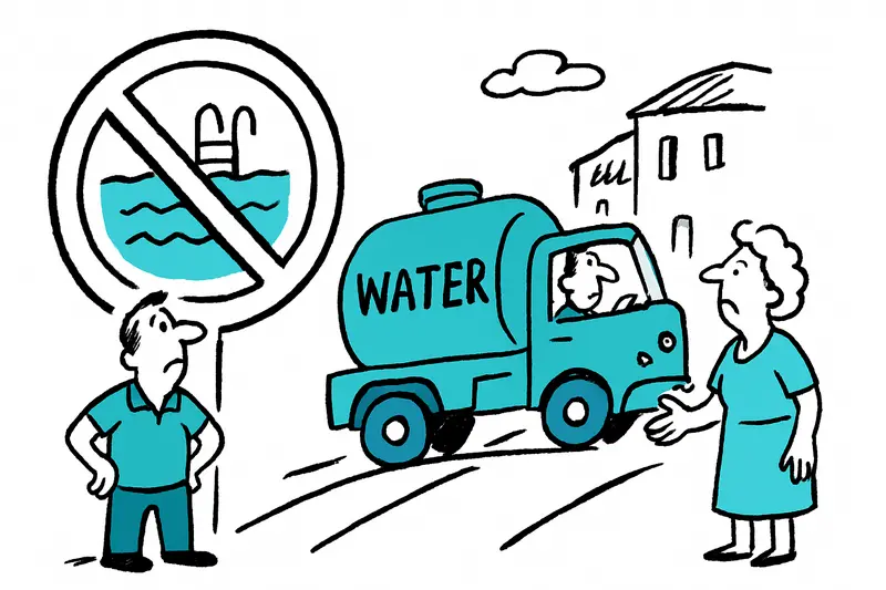 Piscinas prohibidas, camiones cisterna abastecen: Deià endurece las reglas del agua — una comprobación de la realidad