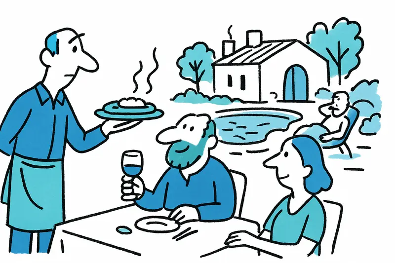 Un clásico tranquilo en Lluc: Es Guix, el restaurante con piscina natural y auténtica cocina casera