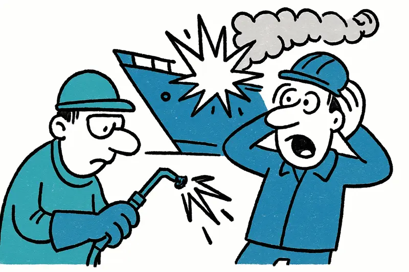 Alerta de explosión en el astillero: lo que salió mal en la 'Naya 7'