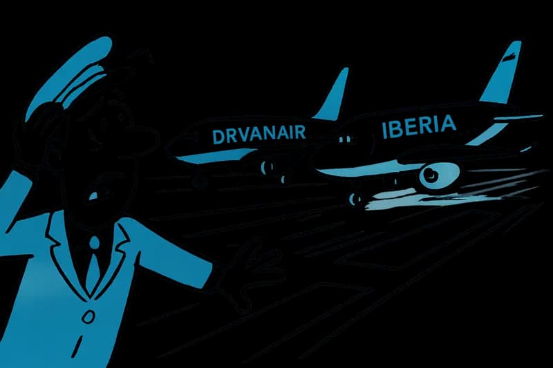 Casi colisión en Lanzarote: avión de Ryanair que aterrizaba y despegue de Iberia — lo que realmente salió mal