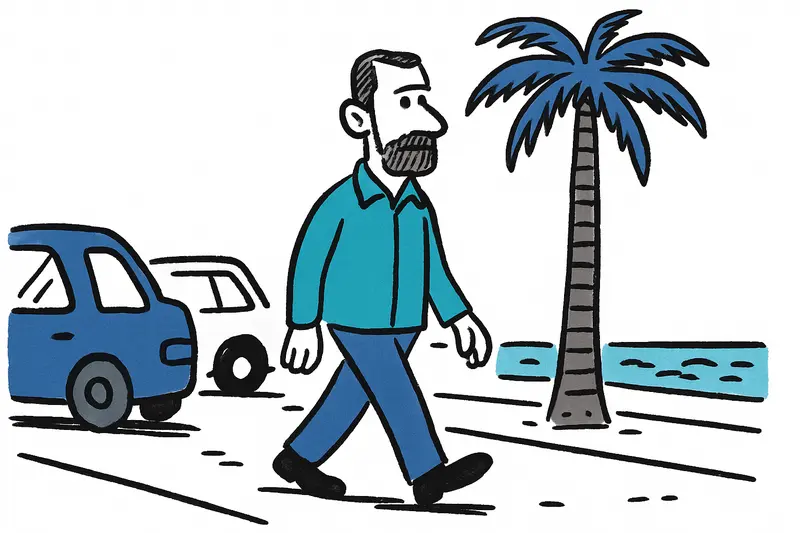 Un rey entre palmeras: Felipe VI. solo en Es Molinar