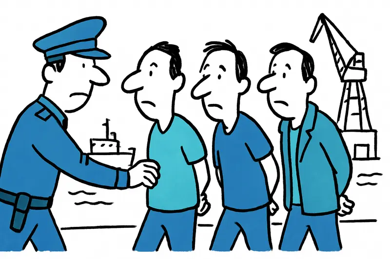 Detención en el puerto: tres presuntos carteristas abandonaron Mallorca tras una serie de golpes