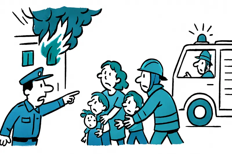 Incendio en Can Picafort: familia rescatada en el último minuto – una revisión de seguridad para el paseo