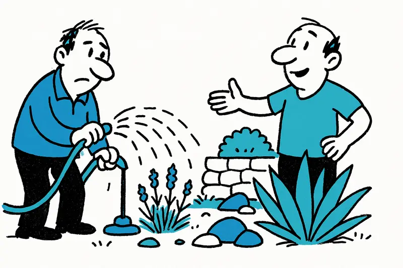 Ahorro de agua en el jardín: cómo Fincaplantas en Mallorca crea jardines secos y hermosos