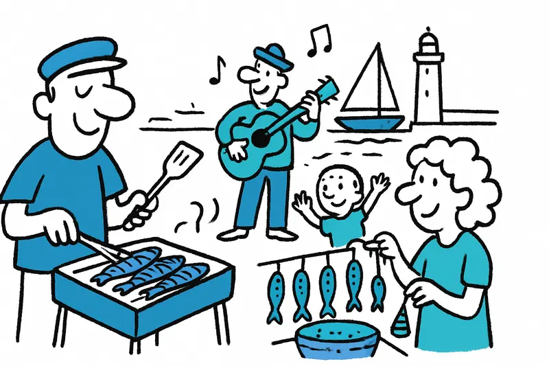 Feria de la Sardina: Cuatro días de sardinas, música y artesanía en el puerto de Palma