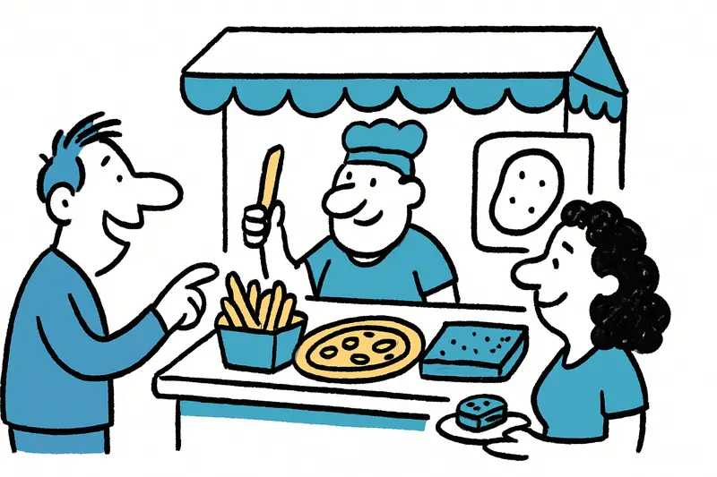 Por la noche en Sa Pobla: la Feria Nocturna de la Patata atrae con patatas fritas, pizza y brownie de patata