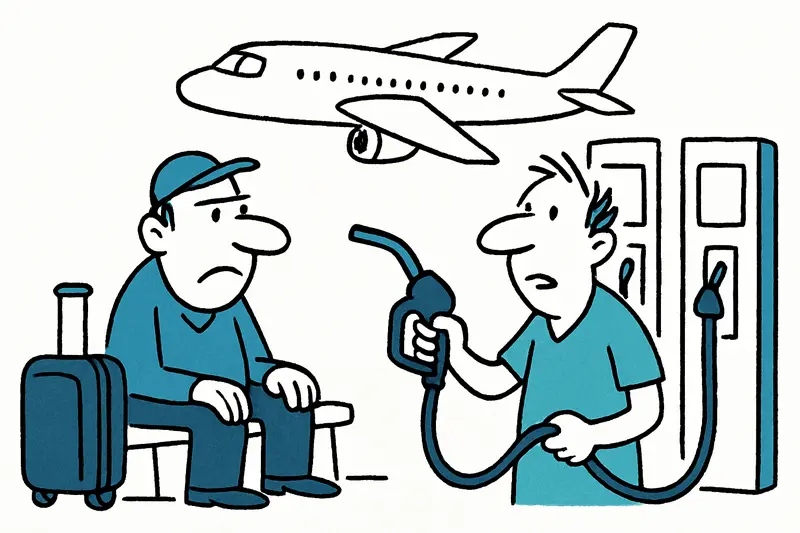 Atasco aéreo y surtidores: cómo el conflicto de Oriente Medio llega a Mallorca