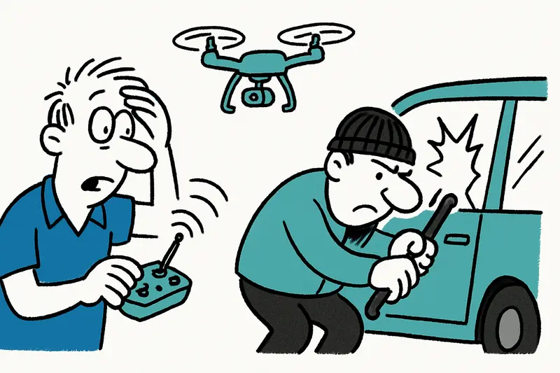 Formentor: Turistas graban a ladrones de coches con su propio dron – 1.000 euros robados, ¿qué hacer ahora?