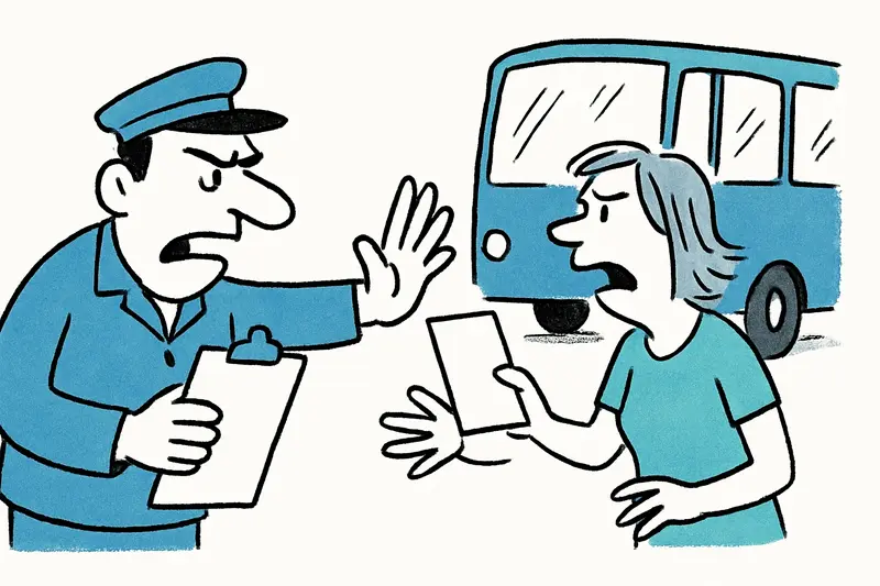 Formulario exigido – Denuncia tras incidente en el autobús 341