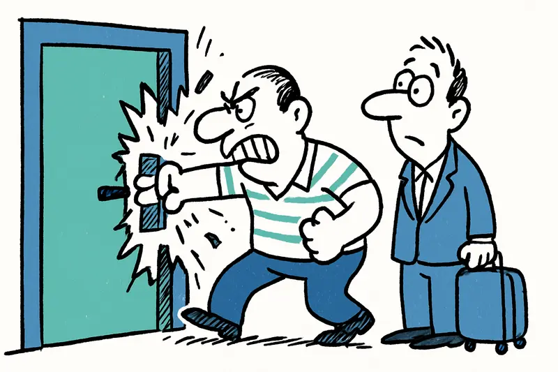 Cuando se acabó la paciencia: puerta forzada en el aeropuerto Son Sant Joan provoca indignación