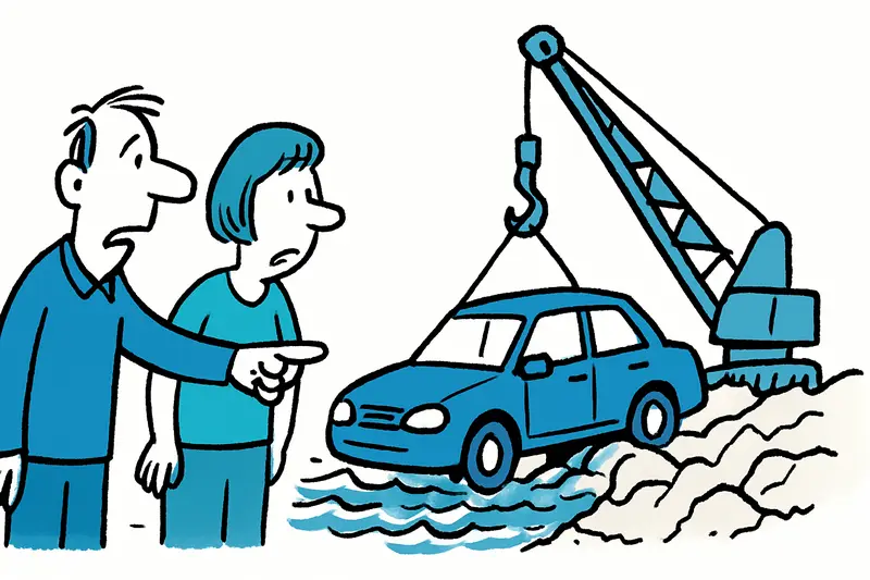 Robado y hundido en el mar: coche de alquiler rescatado frente a Son Verí — ¿Quién paga el precio?