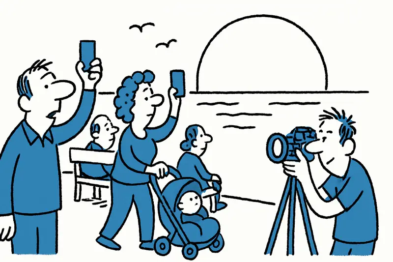 Atardecer incandescente – Mallorca en luz roja