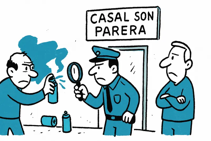 Grafiti en Es Molinar: ¿Quién está detrás de los sprays en el Casal Son Parera?
