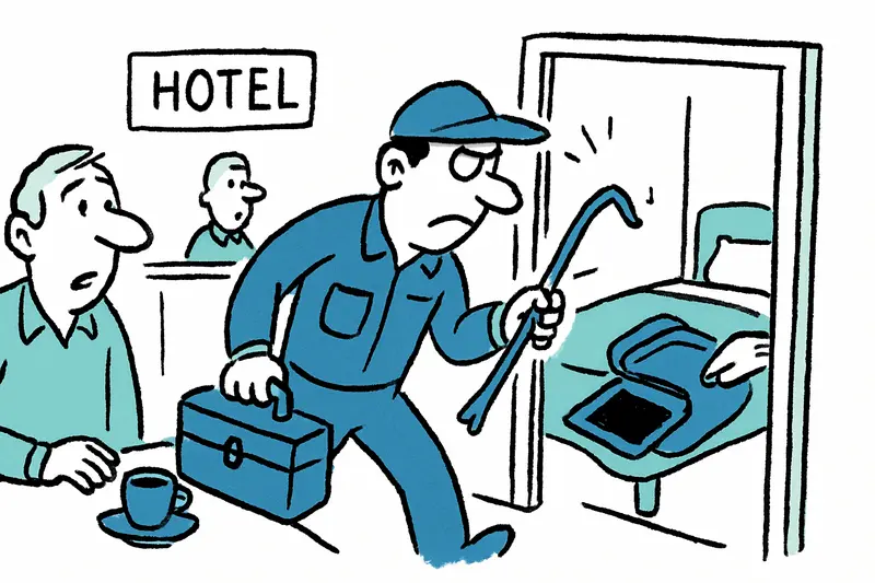 Disfrazado de trabajador: cómo un ladrón robó a huéspedes en un hotel de Manacor — y qué revela sobre nuestra seguridad