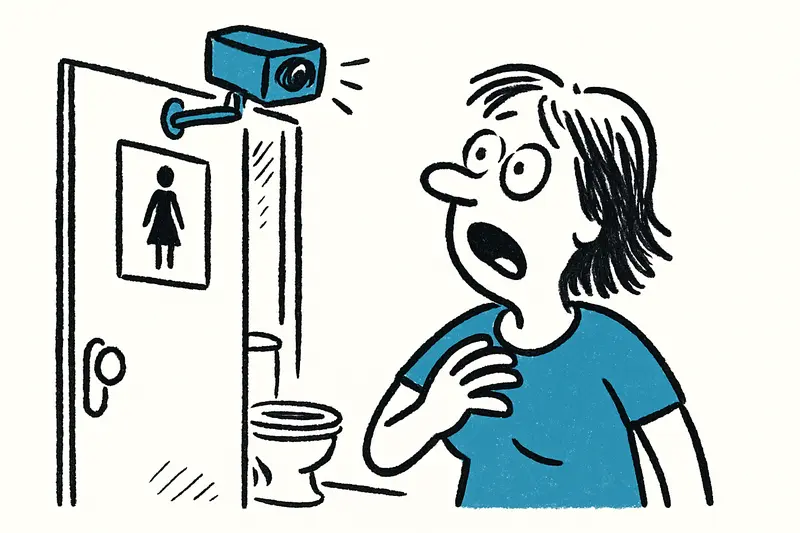 «Simplemente no lo esperas»: cámaras ocultas en el baño de un bar — Lo que hay que hacer ahora