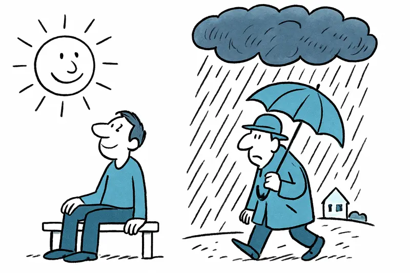 Cercanía del otoño en la isla: aún hay sol, pero pronto una banda de lluvia traerá alivio