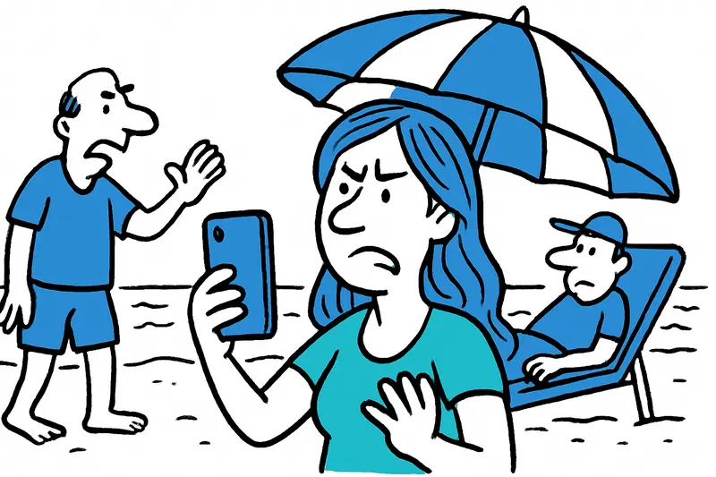 «Aquí está todo lleno de alemanes» – Entre risas y enfados: Una comprobación de la realidad en la Playa de Palma