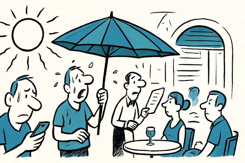 Cuando el calor deja las tiendas vacías: Palma necesita sombra, y pronto