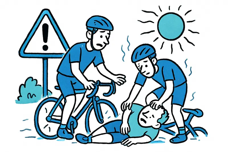Víctima de calor en ruta ciclista en Sóller: señales de aviso, lagunas y soluciones sencillas