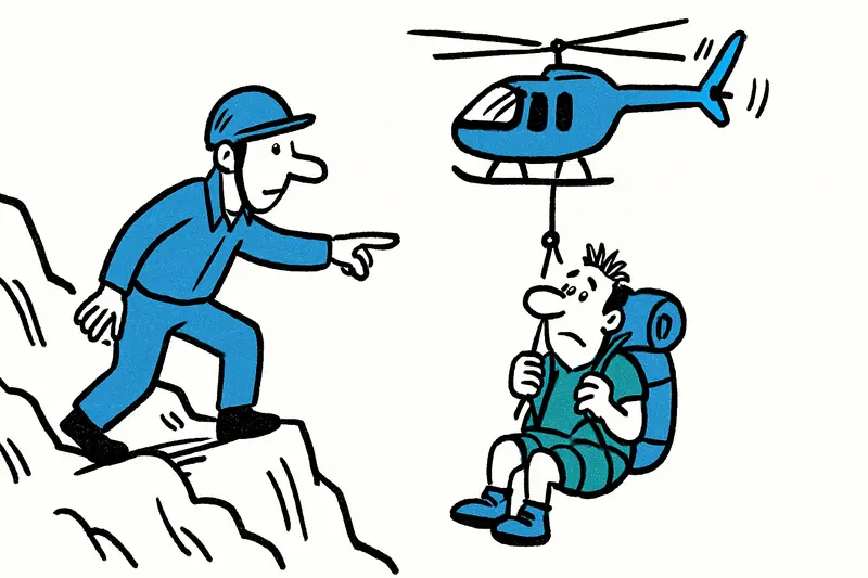 Helicóptero sobre la Tramuntana: tres alemanes rescatados en tres días